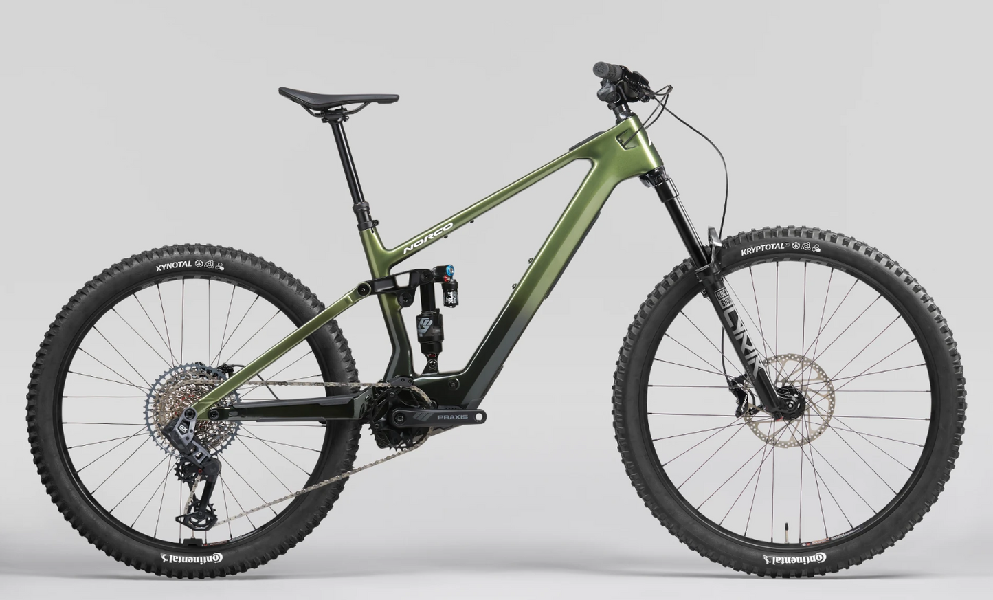 2024 NORCO FLUID VLT C2 140 GREEN SZ5 (C3 SPEC)