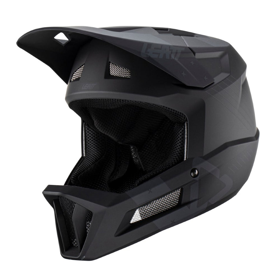 LEATT HELMET GRAVITY 2.0 STEALTH MEDIUM 57-58CM