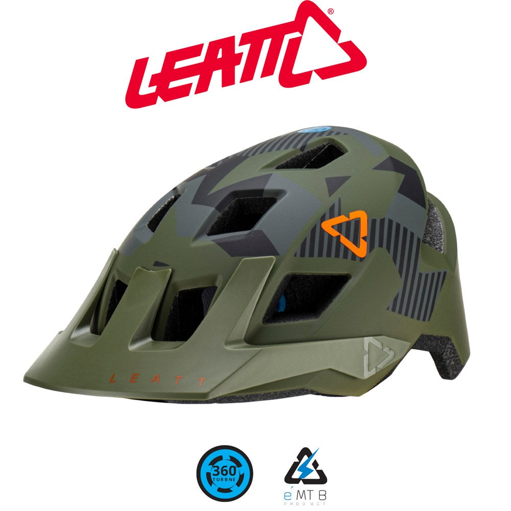 HELMET LEATT 2023 1.0 ALLMTN JR XS CAMO 50-54CM
