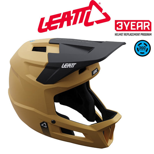 Leatt Helmet MTB Gravity 1.0 Junior Lager Yellow X-Small
