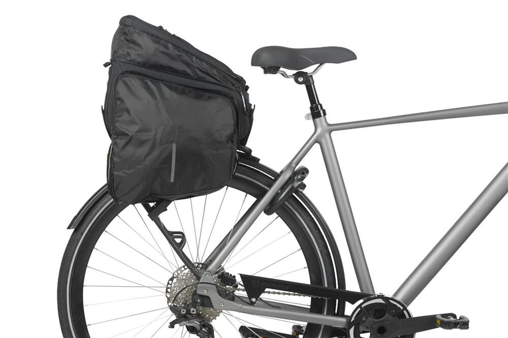 BASIL MOVE TRUNK BAG, 10-26L, BLACK