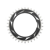 SRAM Chain Ring T-Type 34 Tooth Powermeter Threaded 3mm Offset Eagle (Including Pin Thread Backup and Screw) - Black / Silver XXSL D1
