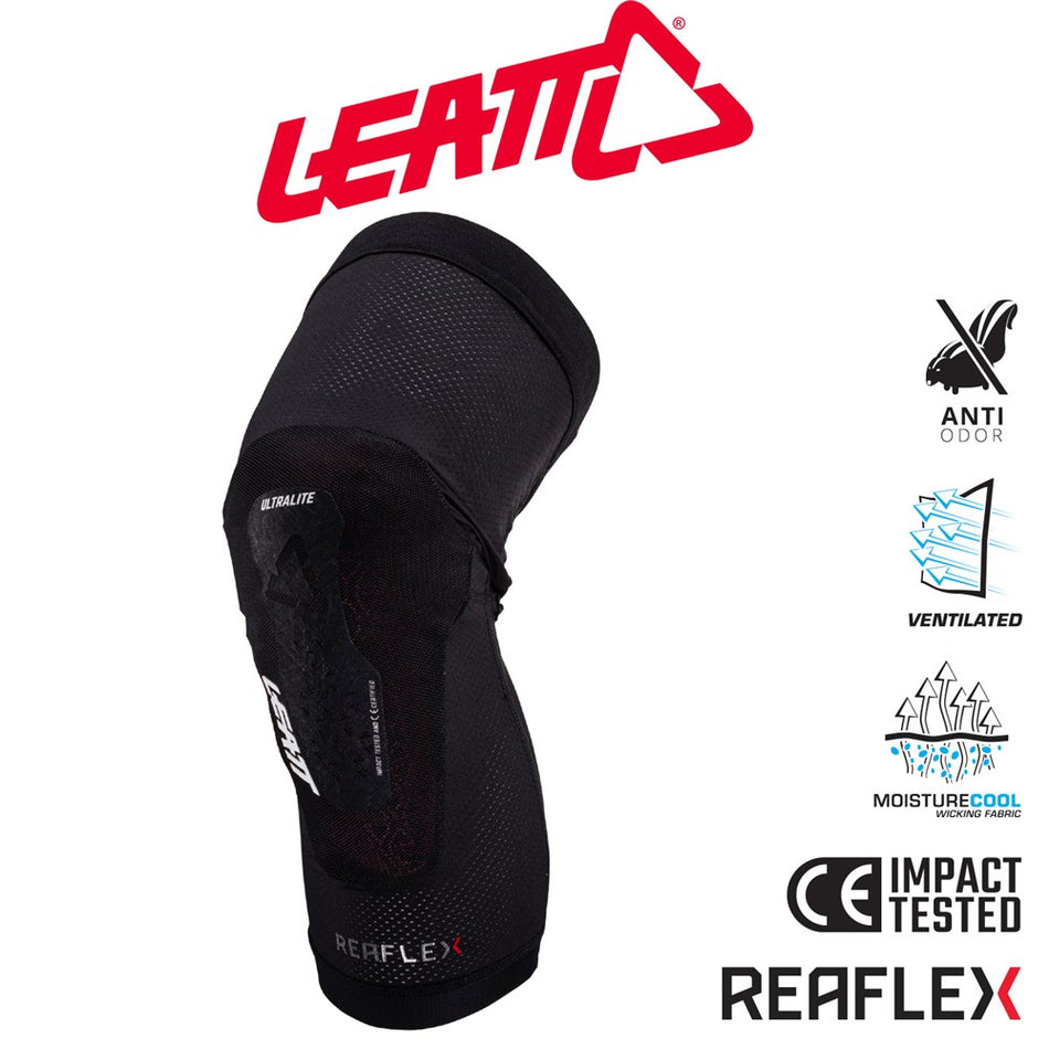KNEEGUARD LEATT REAFLEX ULTRALITE BLK