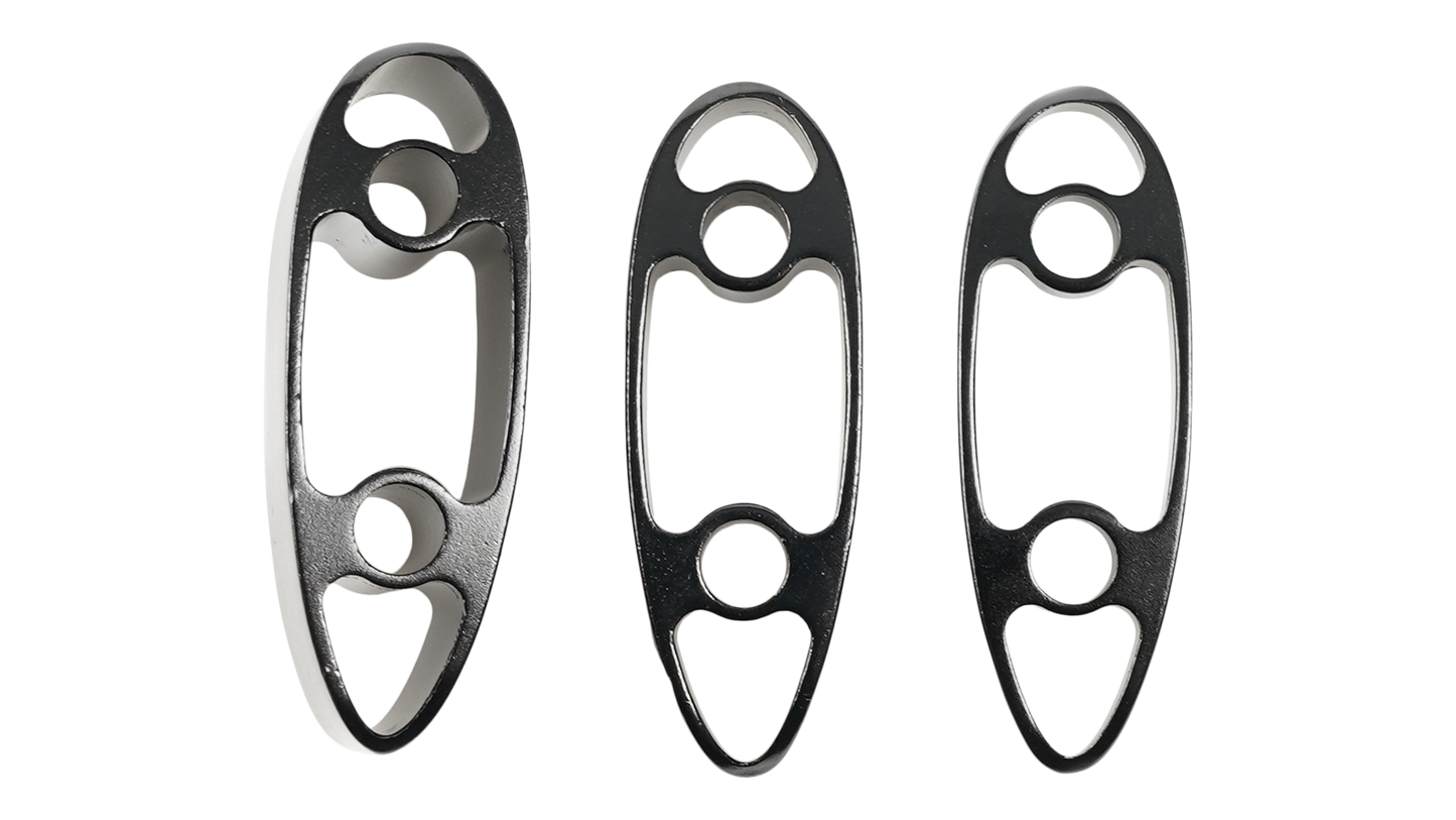 BAR SUB, MY11-19 SHIV TT, CONVEX STACK HIEGHT SPACER KIT (5/10/20MM), RIGHT SIDE, ALLOY, (3 PCS)