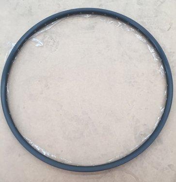 RIM TURBO, 700C, FRONT & REAR, ALLOY, 36H, DISC, 20MM INTERNAL, W/ EYELETS  - BLACK (NO DECAL)
