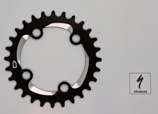 CHR STOUT CRANKS CHAINRNG, 28T, 10/11-SPD, 4-BOLT 76BCD, 1X RING, ALLOY