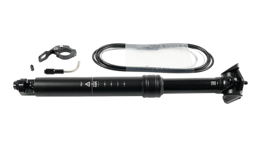 STP TRANZ-X, 30.9MM DROPPER-POST, 100MM TRAVEL, INTERNAL ROUTING, 350MM TOTAL LENGTH, 0MM OFFSET, W/ REMOTE & CABLE KIT
