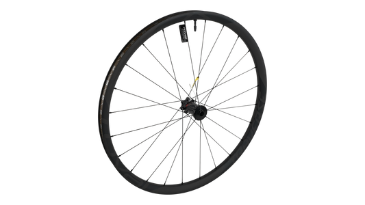 WHL MY16 TRAVERSE SL, 27.5, FRONT, CARBON, TA, 15X110MM, DISC, 6-BOLT, 24H (LFM07-110) - SATIN CARBON W/ BLACK DCL