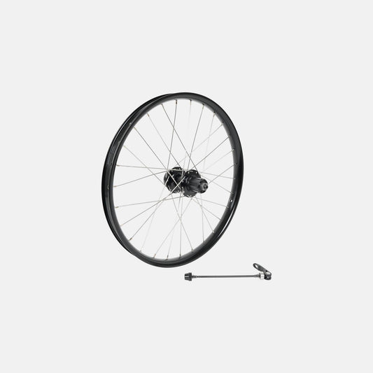 WHL KIDS 20"; REAR, ALLOY, QR 9X135MM, DISC, 6-BOLT, 28H, 7-SPD. FHB - BLACK