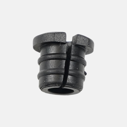 CBG GROMMET, CHAINSATY EXIT PORT, SPLIT RUBBER GROMMET FOR 4MM SHIFT HOUSING - FLAT TOP, 7MM OD X 4MM ID