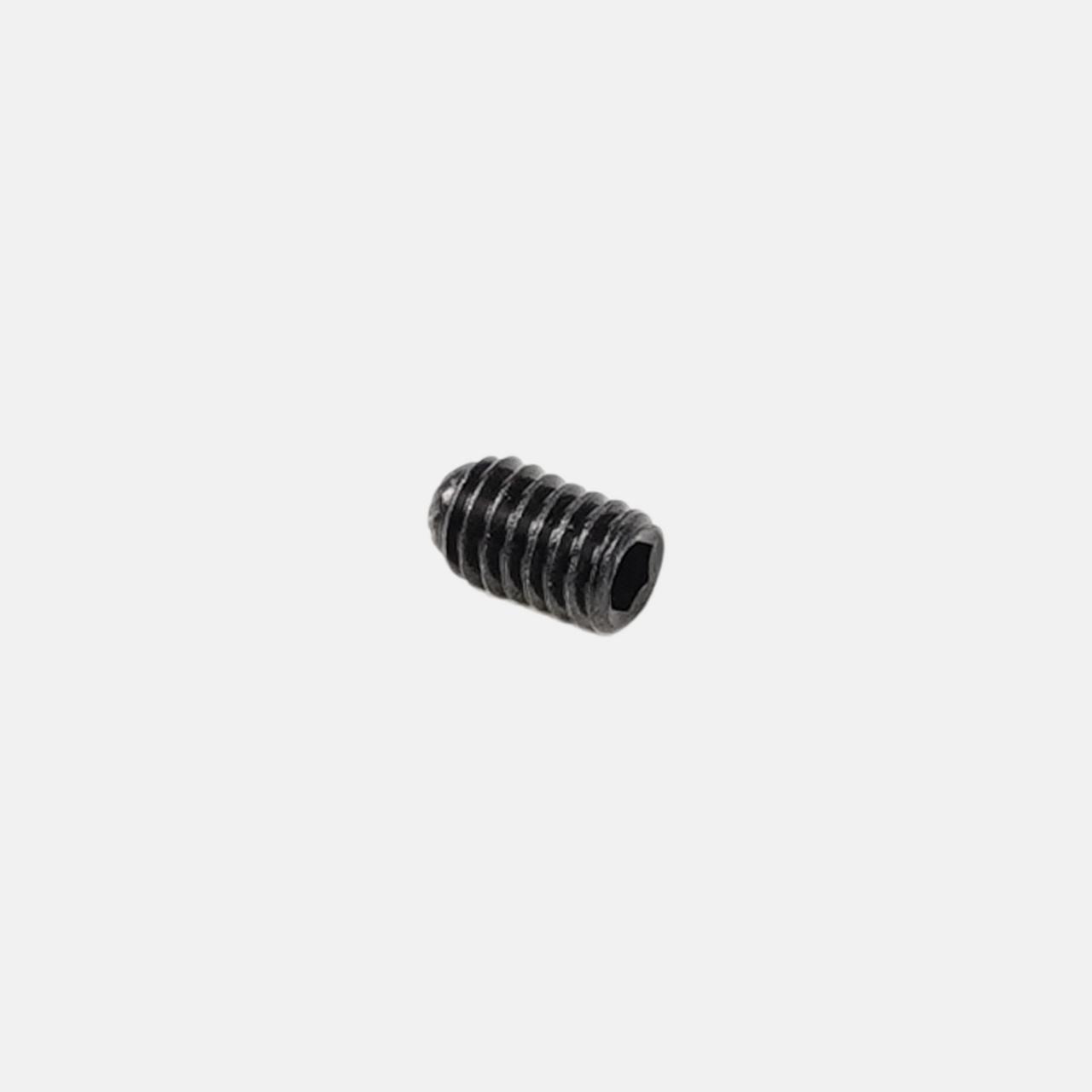 FND SUB, PLUG N PLAY SET SCREW, M4X6MM LENGTH, FOR 2MM HEX KEY, KNURLED END, W/O LOCTITE