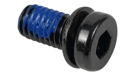 BLT MY18-20 EPIC, ALLOY FRAME, SKID PLATE MOUNTING BOLT, 4MM HEX HEAD, M6X1.0PX12MM, ALLOY, BLACK