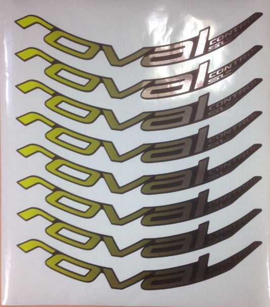 DCL MY18 ROVAL CONTROL SL 29, 8 DECALS FOR ONE WHEELSET - HYPER