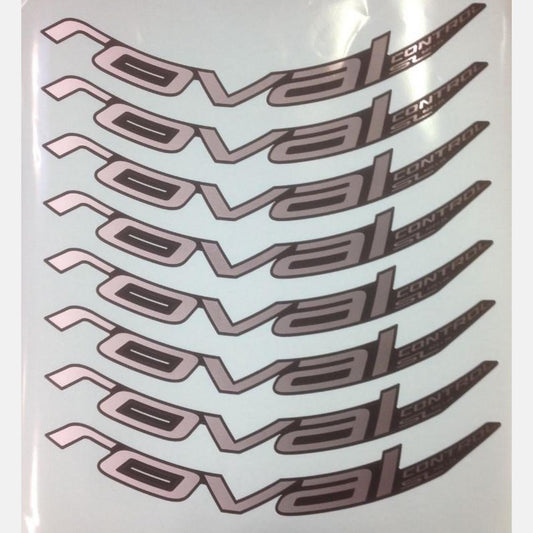DCL MY18 ROVAL CONTROL SL 29, 8 DECALS FOR ONE WHEELSET - WHITE