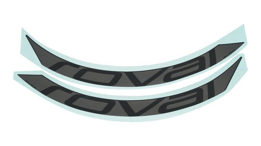 DCL MY18 ROVAL TRAVERSE CARBON 650B, 2 DECALS FOR ONE WHEEL, BLACK