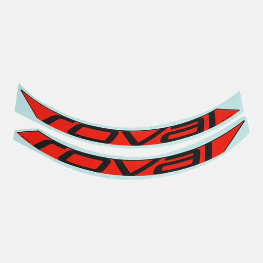 DCL MY18 ROVAL TRAVERSE CARBON 29, 2 DECALS FOR ONE WHEEL - ROCKET RED
