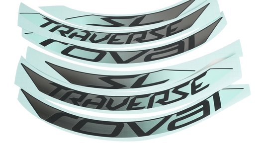 DCL MY18 ROVAL TRAVERSE SL 29, 6 DECALS FOR ONE WHEEL - MINT