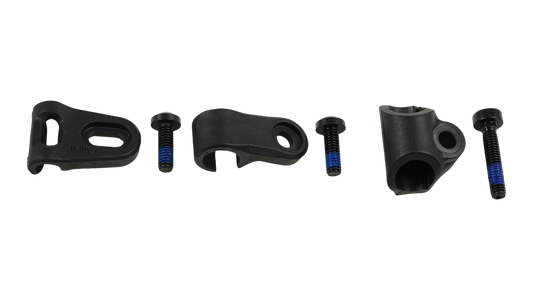 CBG BRAIN HOSE GUIDE KIT, MY18 EPIC, CARBON & ALLOY FRMS, BRAIN HOSE GUIDE KIT (UPPER / LOWER / MIDDLE)