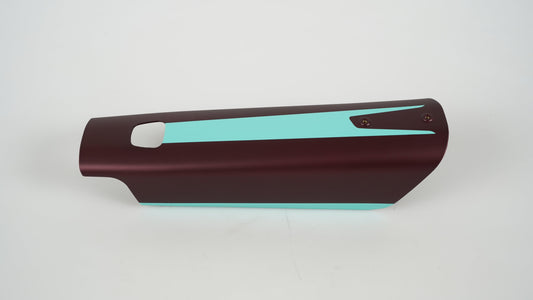 ELE COVER, VADO/COMO (GEN.1), BATTERY COVER - SATIN MAROON / SATIN LIGHT TURQUOISE DECAL