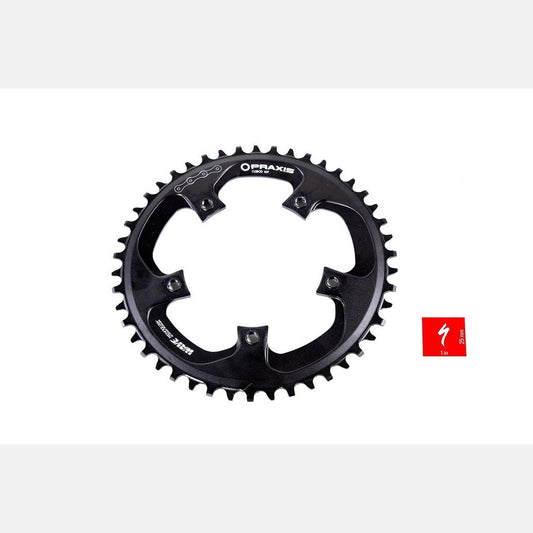 CHR TURBO, 46T, 11/12-SPD, 5-BOLT 110BCD, 1X RING, ALLOY, PRAXIS