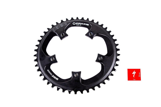 CHR TURBO, 46T, 11/12-SPD, 5-BOLT 110BCD, 1X RING, ALLOY, PRAXIS