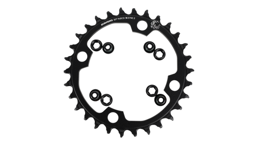 CHR TURBO, 30T, EAGLE 12-SPD, 4-BOLT 94BCD, 1X RING, ALLOY, SRAM (00.6218.012.000)