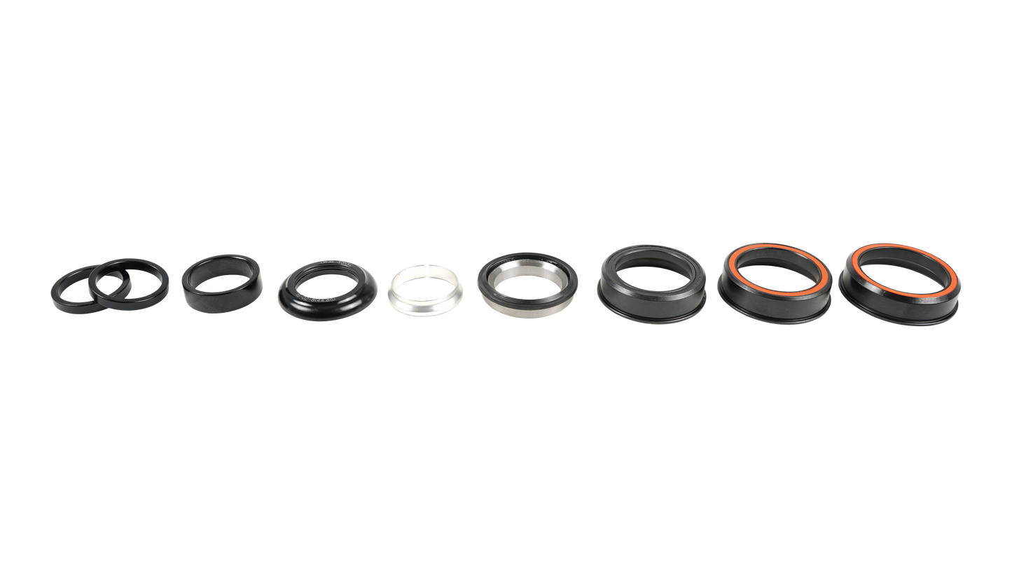 HDS COMPLETE, FOR ALLEZ SPRINT RIM & TRACK, CUSTOM ZS CUPS TOP & BOTTOM, ALL LOWER BRG SIZES (1-1/4"; 1-3/8"; 1.5"); W/ TOP COVER & ALLOY SPACERS