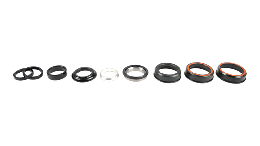 HDS COMPLETE, FOR ALLEZ SPRINT RIM & TRACK, CUSTOM ZS CUPS TOP & BOTTOM, ALL LOWER BRG SIZES (1-1/4"; 1-3/8"; 1.5"); W/ TOP COVER & ALLOY SPACERS