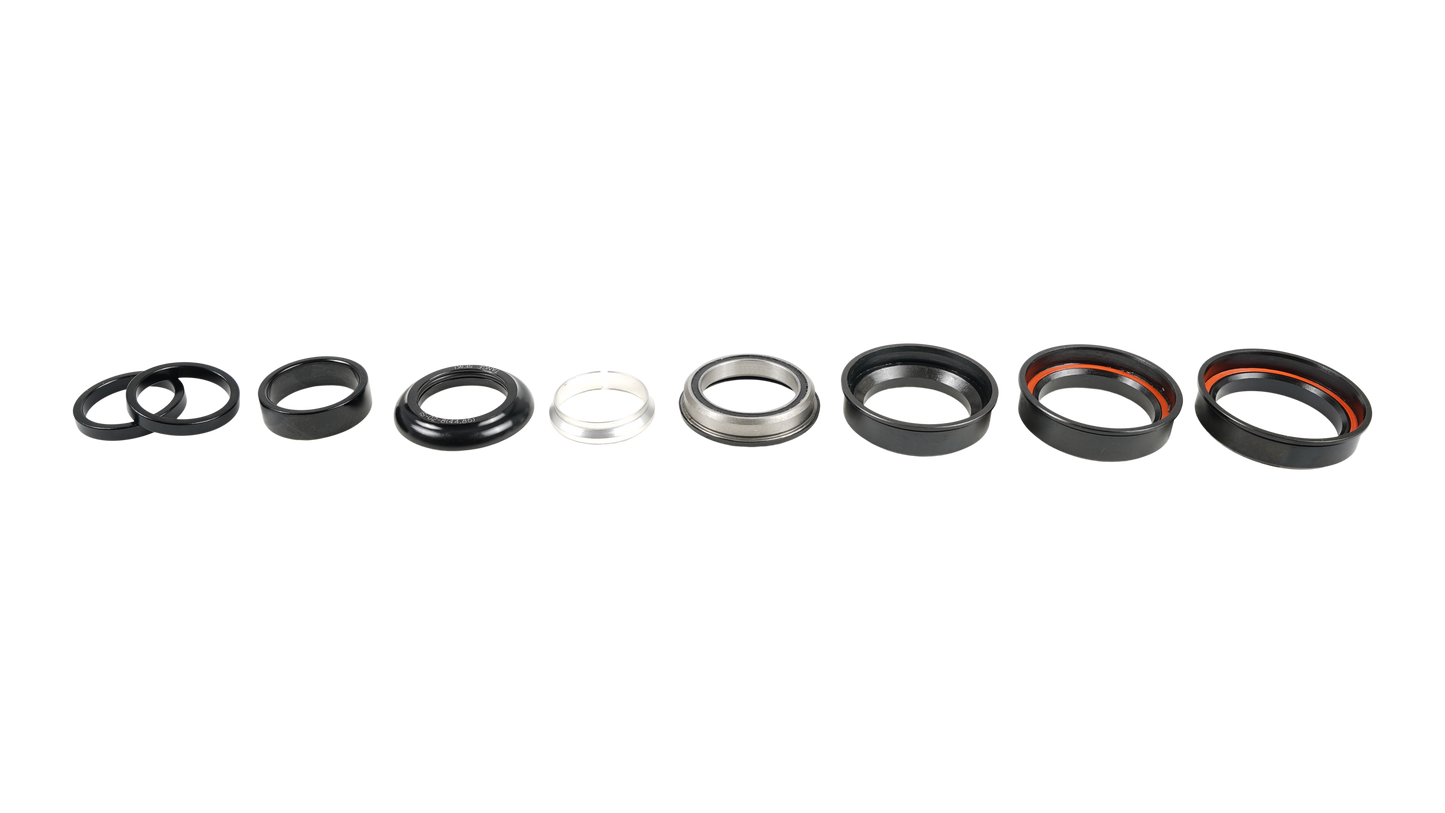 HDS COMPLETE, FOR ALLEZ SPRINT RIM & TRACK, CUSTOM ZS CUPS TOP & BOTTOM, ALL LOWER BRG SIZES (1-1/4"; 1-3/8"; 1.5"); W/ TOP COVER & ALLOY SPACERS