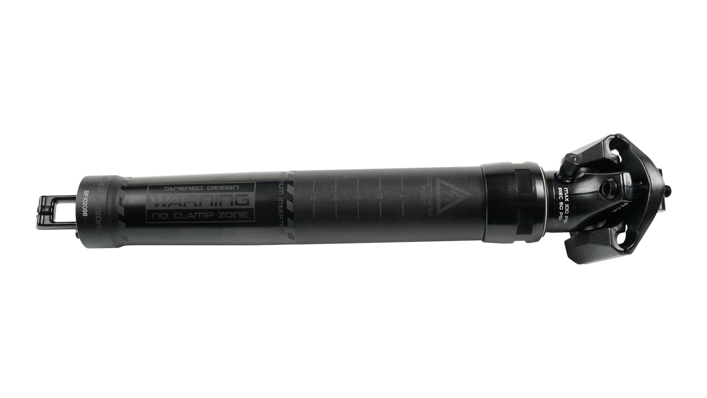 STP COMMAND POST IRCC, 34.9MM, 130MM TRAVEL, INTERNAL ROUTING, 369MM TOTAL LENGTH, W/O REMOTE