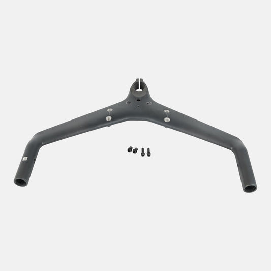 BAR SHIV TT DISC, BASE BAR & INTEGRATED STEM, 400MM WIDTH, CARBON, FOR 25.4MM STEERER, W/ STEM BOLTS AND NUTS