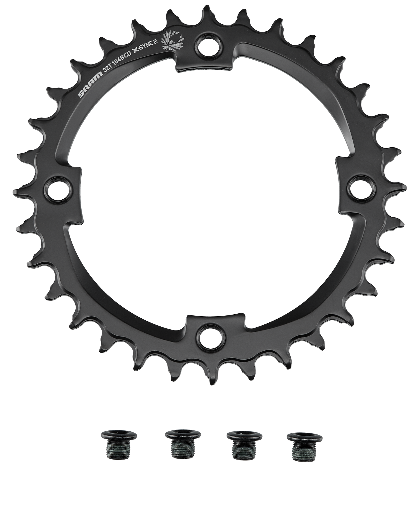 CHR TURBO, 32T,  EAGLE 12-SPD, 104BCD, 1X RING, STEEL, W/ BOLTS, SRAM (00.6218.022.000)