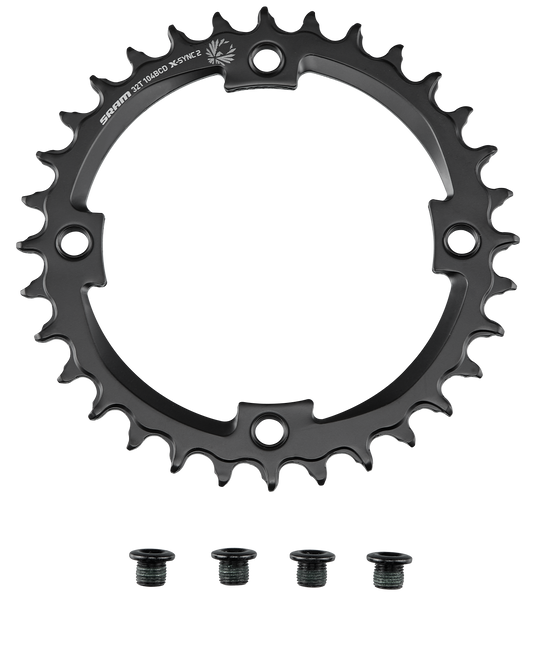CHR TURBO, 32T,  EAGLE 12-SPD, 104BCD, 1X RING, STEEL, W/ BOLTS, SRAM (00.6218.022.000)