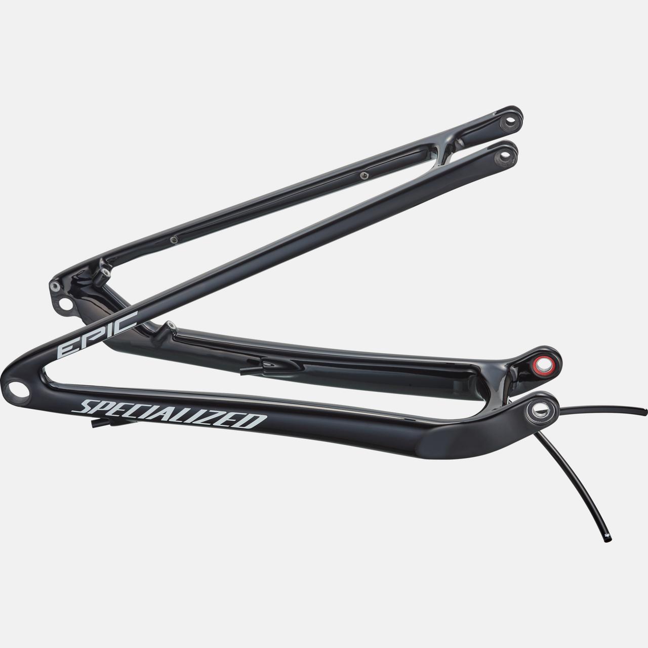 CHS MY21 EPIC, REAR STAY ASSEMBLY, 29, CARBON, 12X148MM - CARBON / GLOSS BLACK / WHITE