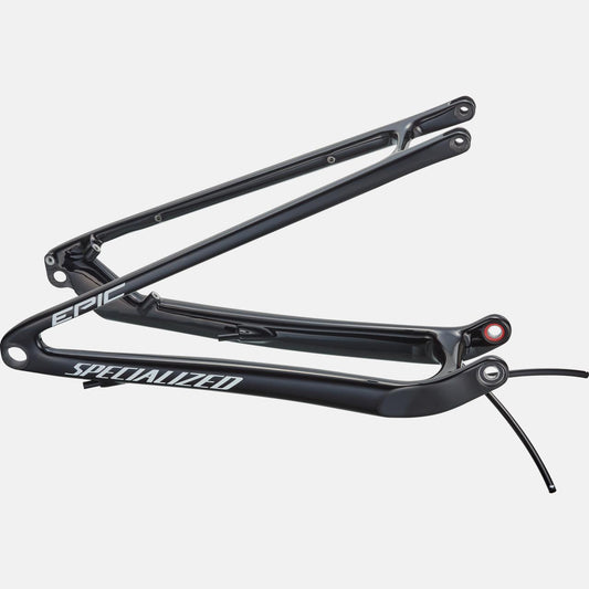 CHS MY21 EPIC, REAR STAY ASSEMBLY, 29, CARBON, 12X148MM - CARBON / GLOSS BLACK / WHITE