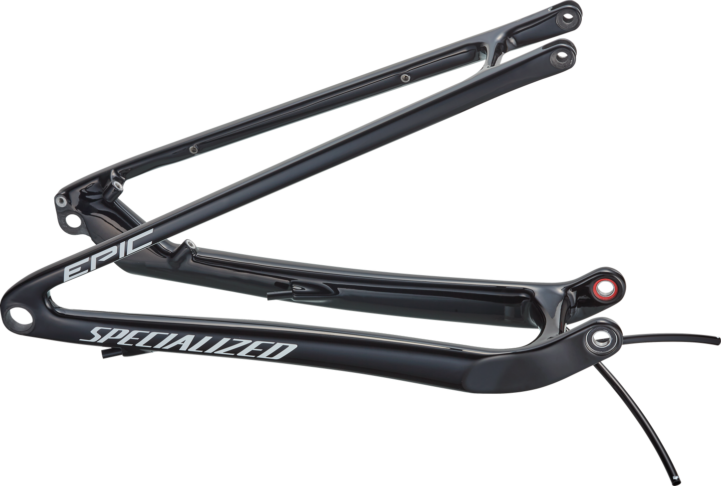 CHS MY21 EPIC, REAR STAY ASSEMBLY, 29, CARBON, 12X148MM - CARBON / GLOSS BLACK / WHITE
