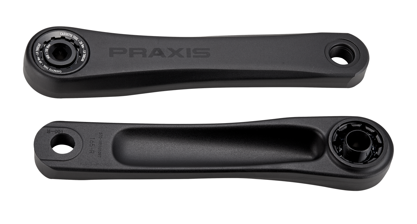 CRK TURBO, SL 1.1, ROAD/ACTIVE, 165MM, L+R ARMS, ALLOY, PRAXIS