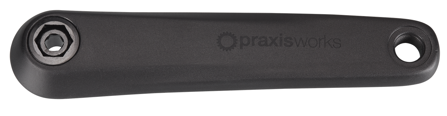 CRK TURBO, BROSE ISIS SPLINE (G1), 170MM, DRIVE-SIDE ARM, ALLOY, PRAXIS