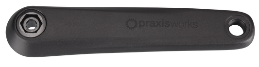 CRK TURBO, BROSE ISIS SPLINE (G1), 170MM, DRIVE-SIDE ARM, ALLOY, PRAXIS