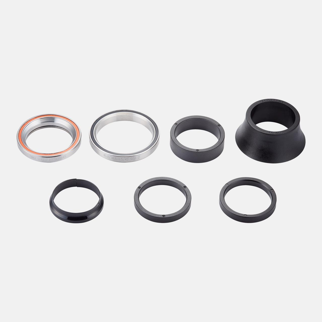 HDS INTEGRATED, 1-1/8IN UPPER, 45.8OD X 36.8ID X 6.5MM LOWER, 45X45 DEG, 46MM CONE COVER, W/ SPACERS (IS248S-20P(46))