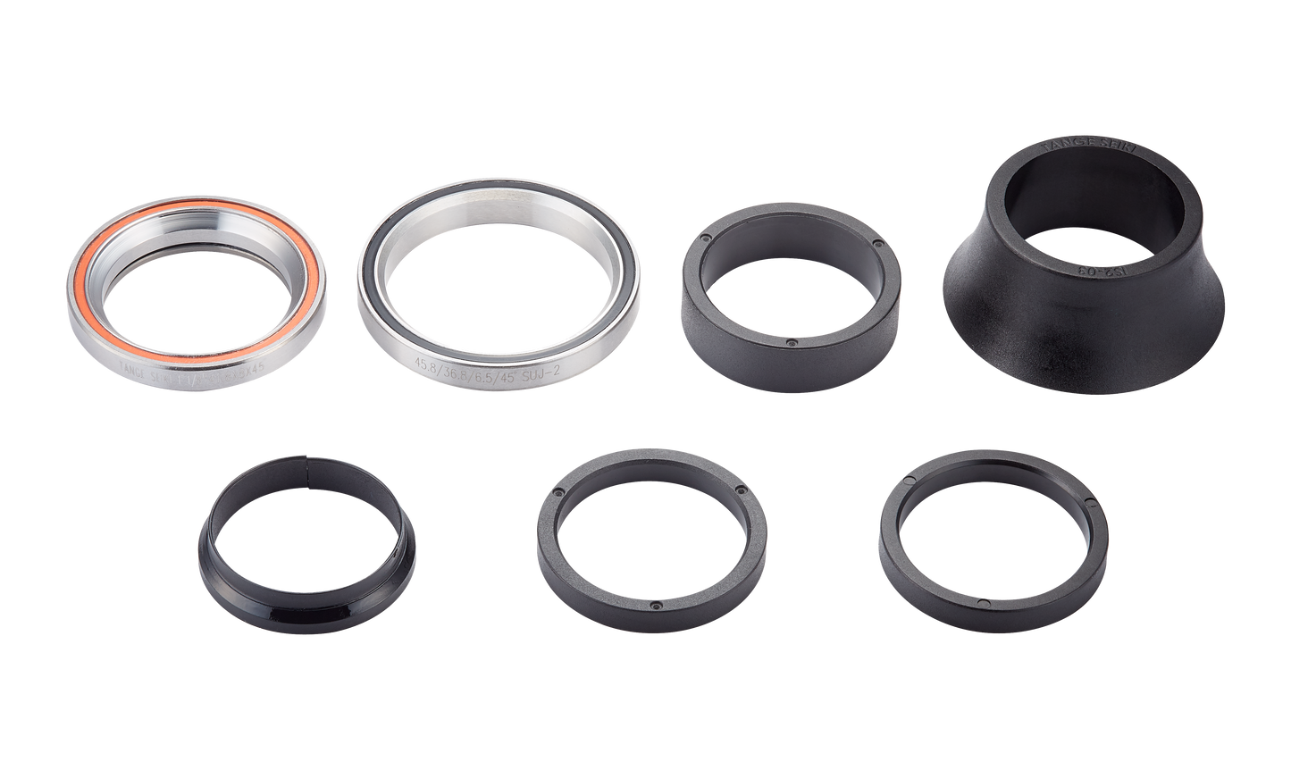 HDS INTEGRATED, 1-1/8IN UPPER, 45.8OD X 36.8ID X 6.5MM LOWER, 45X45 DEG, 46MM CONE COVER, W/ SPACERS (IS248S-20P(46))
