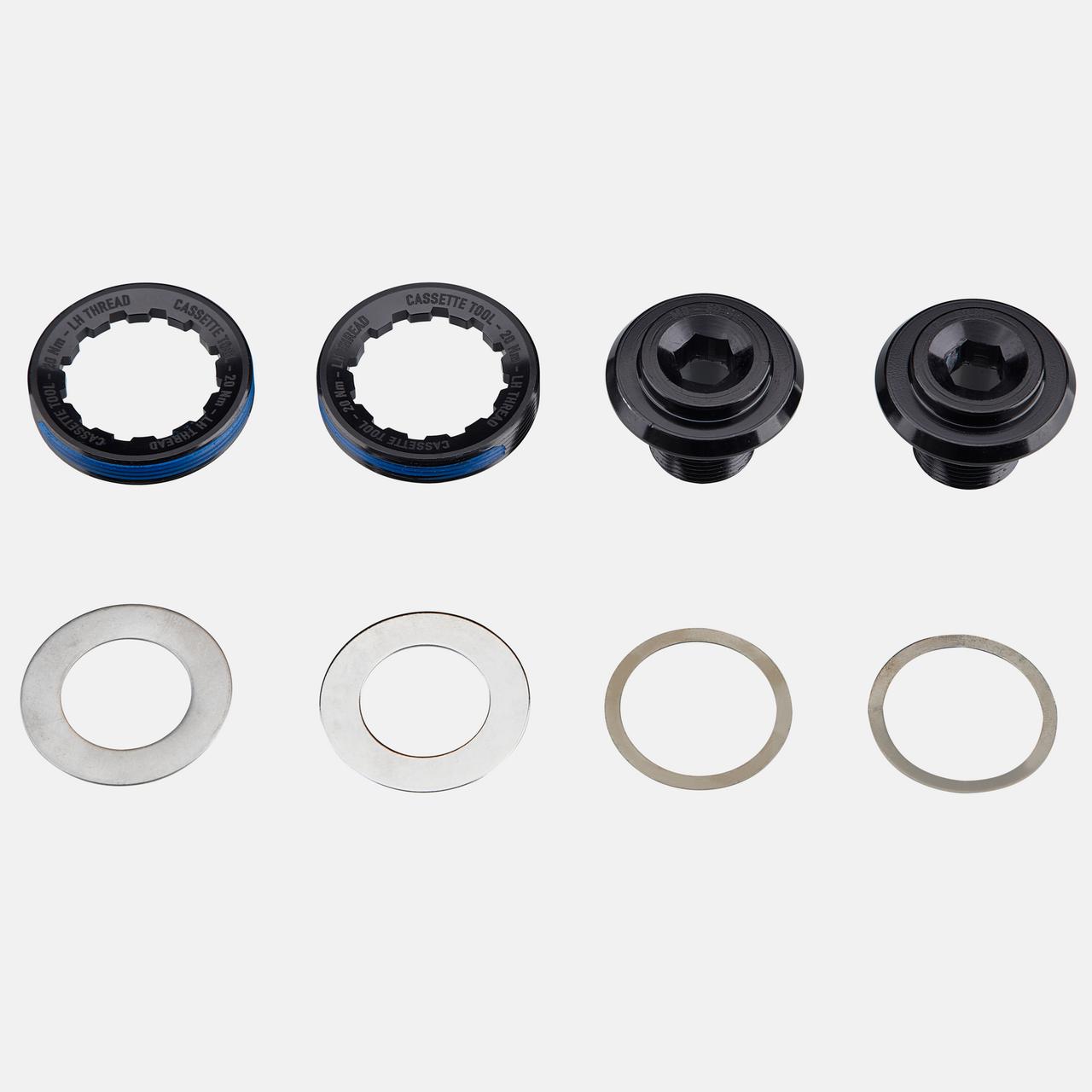 BLT SL 1.1 CRANK ARM, SELF-EXTRACTING CRANK BOLT & CAP KIT (2 PCS.)