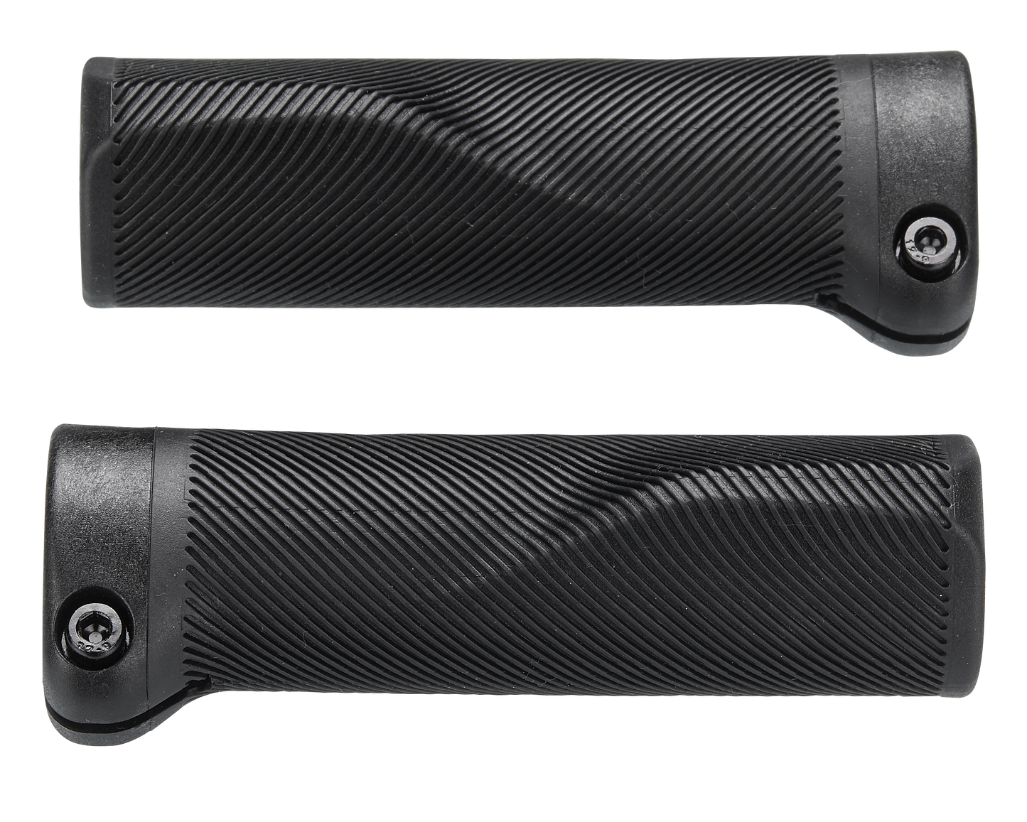 BAR GRIPS, KIDS FLANGED LOCK-ON, 105MM LENGTH, 30MM OD, 22.2MM DIA. BAR MOUNT, RUBBER, CLOSED END