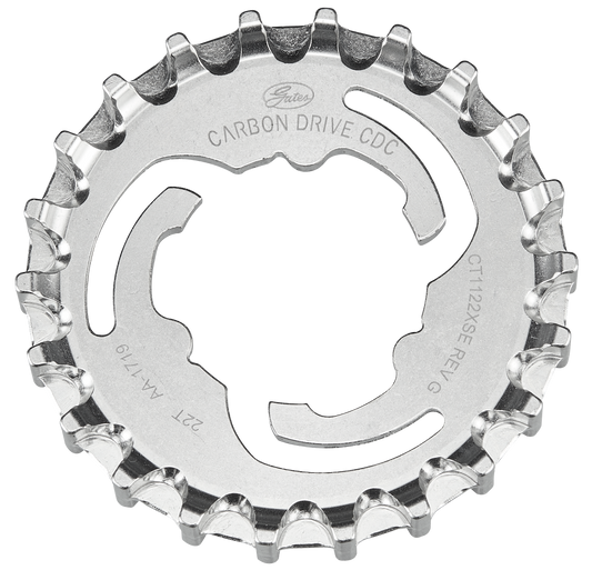 CAS GATES, CT1122XMN, 22T CDX COG, CARBON BELT DRIVE, 3-LOBE FOR SHIMANO NEXUS/ALFINE IGH