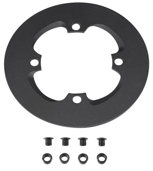 CHG VADO/COMO (GEN.1), CHAINRING GUARD, 40T, 104 BCD, ALLOY, FOR LOW COST SPIDER, W/ CHANINRING BOLTS