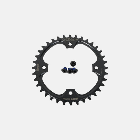 CHR TURBO, 36T, 11/12-SPD, 104BCD, 1X RING, STEEL, W/ CHAINRING BOLTS, PRAXIS (Replaced by S251400001)