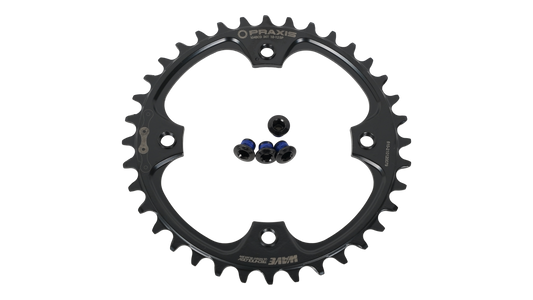 CHR TURBO, 36T, 11/12-SPD, 104BCD, 1X RING, STEEL, W/ CHAINRING BOLTS, PRAXIS (Replaced by S251400001)