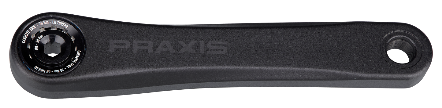 CRK TURBO, SL 1.1, ROAD/ACTIVE, 175MM, NON-DRIVE SIDE ARM, ALLOY, PRAXIS