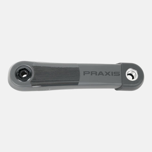 CRK TURBO, BROSE ISIS SPLINE (G2), 165MM, DRIVE-SIDE ARM, CARBON (NEW VERSION), PRAXIS