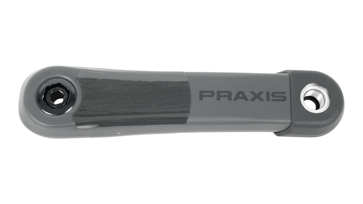 CRK TURBO, BROSE ISIS SPLINE (G2), 165MM, DRIVE-SIDE ARM, CARBON (NEW VERSION), PRAXIS